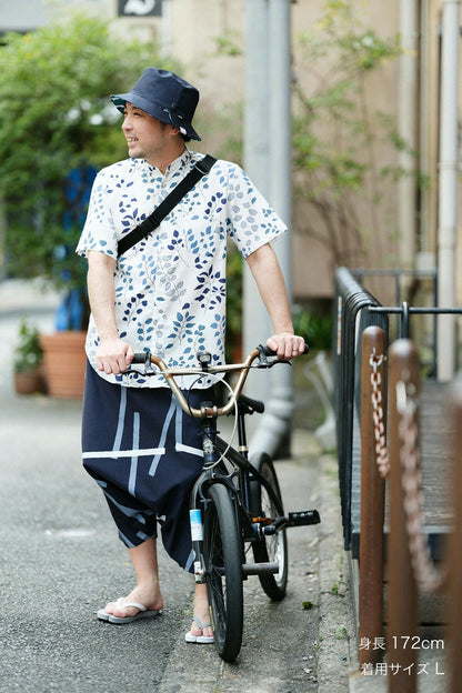 20/20 スタンドカラー半袖シャツ