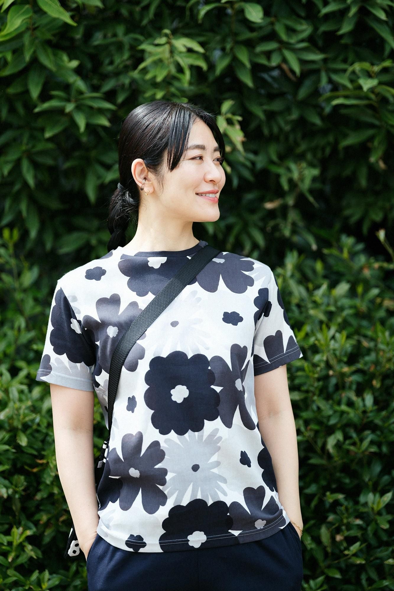40/40 半袖Tシャツ／おおらかとりどり